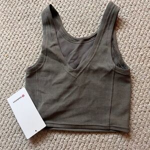 Ribbed Softstreme Cropped Tank